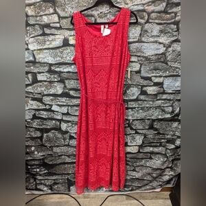 Plus size coral maxi dress. 3xl